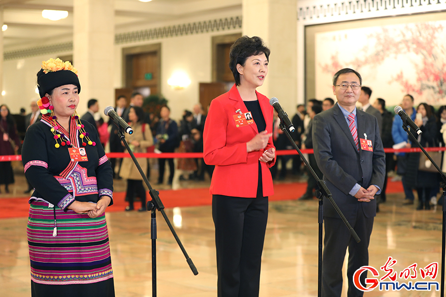 全国政协十三届一次会议开启首场“委员通道”