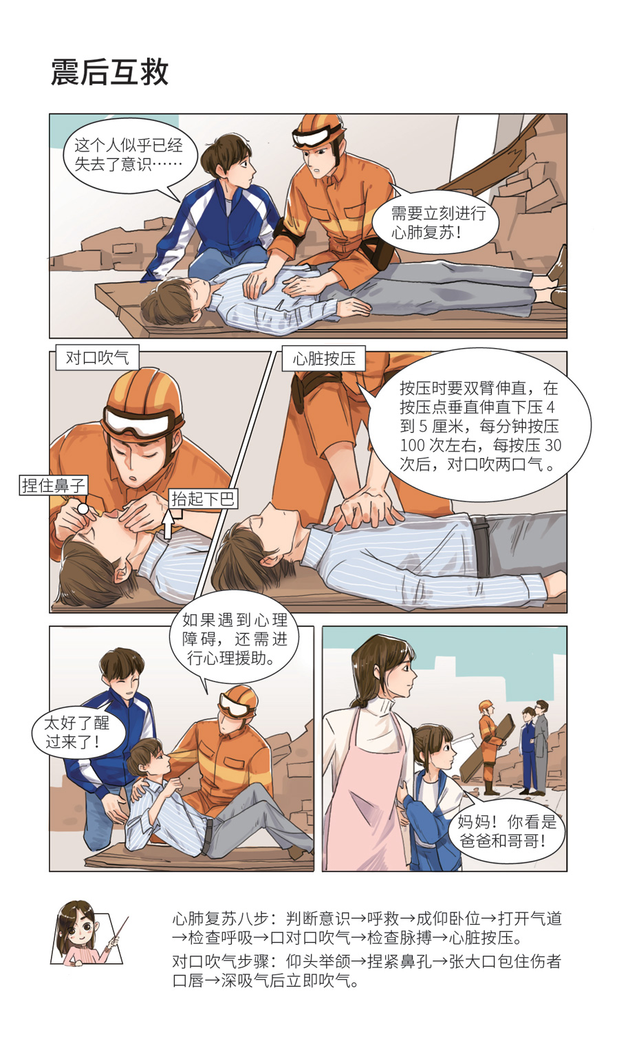 【5·12防灾减灾】漫画|当地震发生时，我们可以这样自救