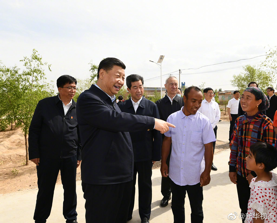 习近平赴宁夏考察调研