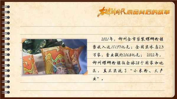 有声手账丨【奋进新时代·展品背后的故事㊶】小小螺蛳粉撬动百亿大产业