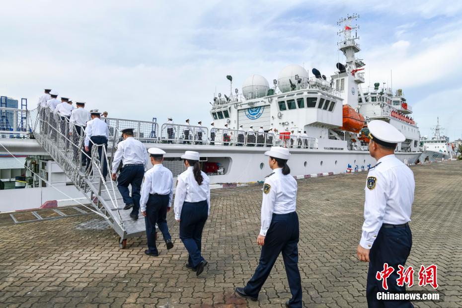 海南海事局“海巡03”轮首次巡航西沙海域