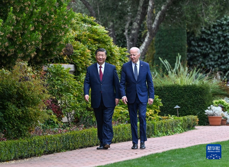 习近平同美国总统拜登举行中美元首会晤