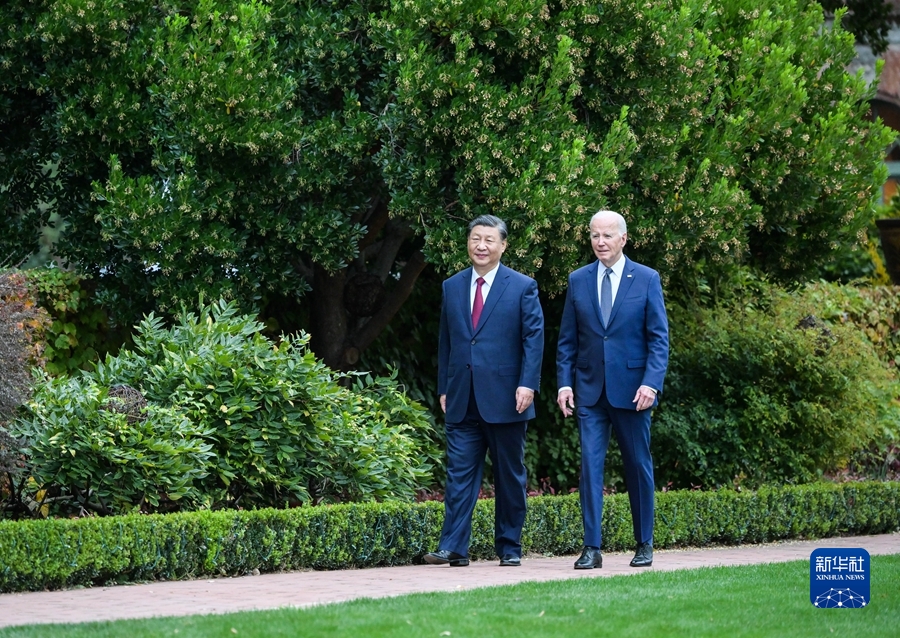 习近平同美国总统拜登举行中美元首会晤