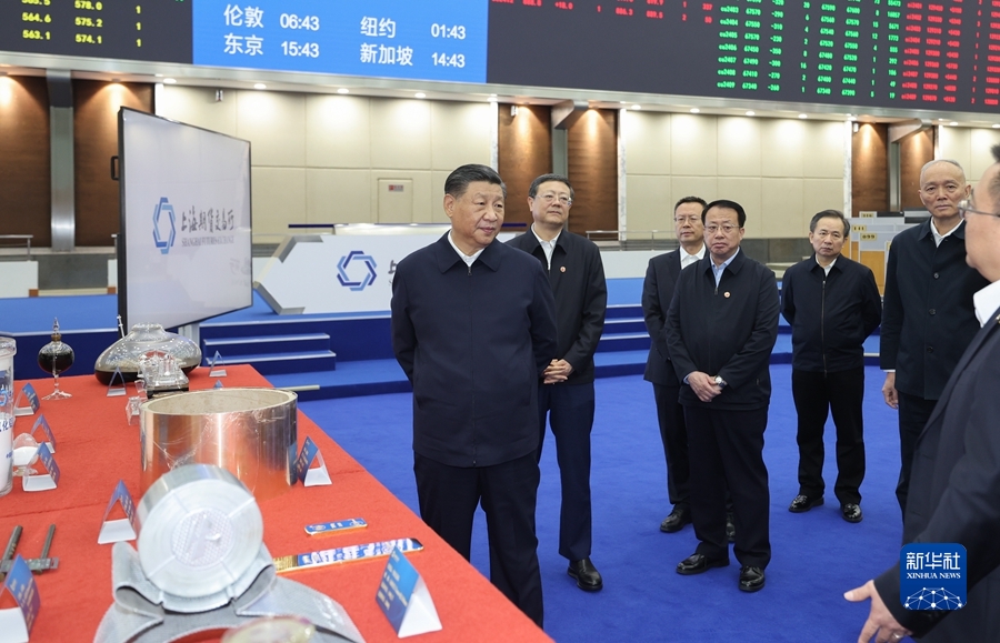 习近平在上海考察 返京途中在江苏盐城考察