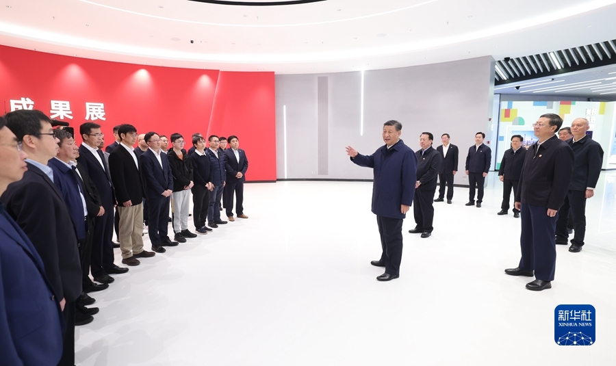 习近平在上海考察 返京途中在江苏盐城考察