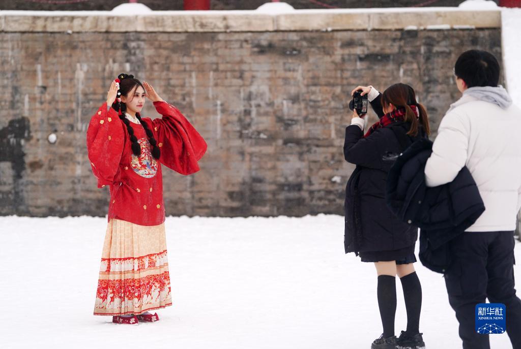 故宫赏雪