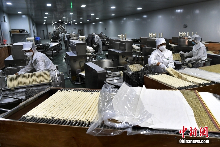 （追着雪花看新疆）新疆奇台：“麦村”绿色全产业链让农产品身价倍增