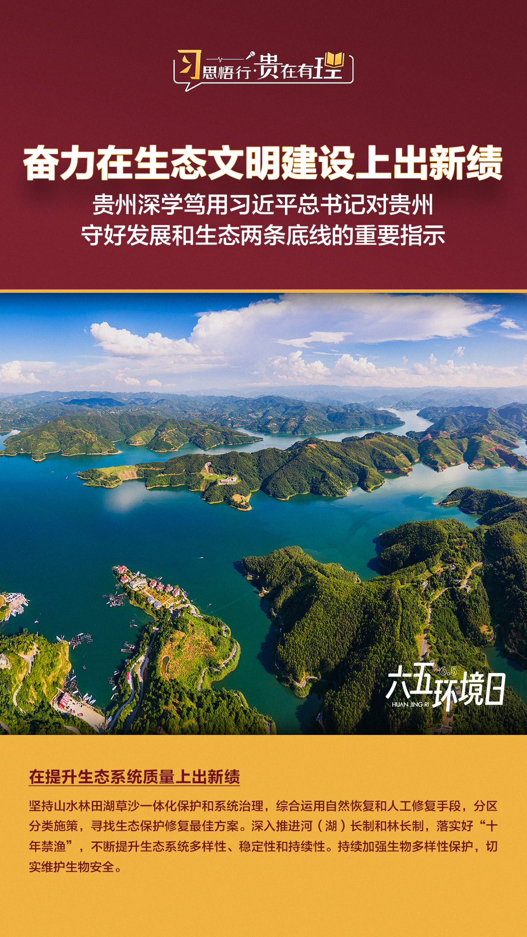 习思悟行·贵在有理丨贵州扎实推动生态文明建设实现“六个出新绩”