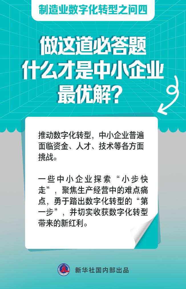 制造业数字化转型之问四：做这道必答题，什么才是中小企业最优解？