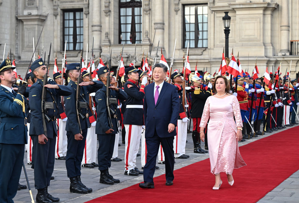 高清大图｜礼遇！习近平主席对秘鲁进行国事访问