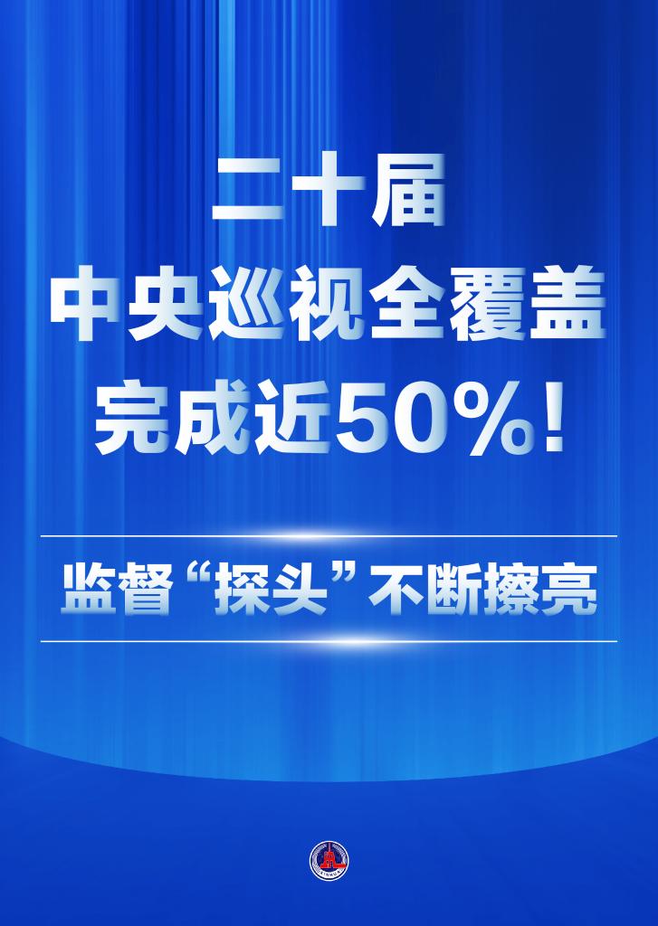 正风反腐丨二十届中央巡视全覆盖完成近50%!监督“探头”不断擦亮