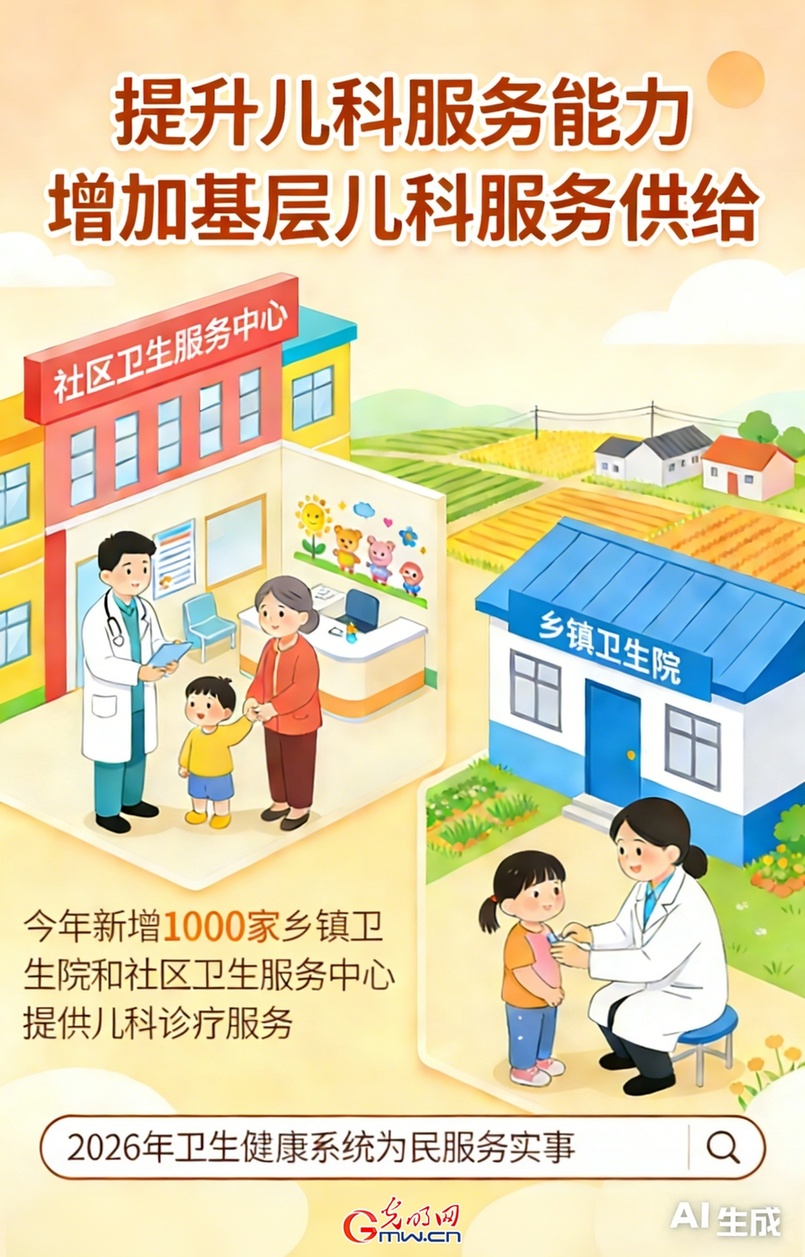 事关孩子看病 国家卫健委：今年新增一千家基层医疗卫生机构提供儿童诊疗服务