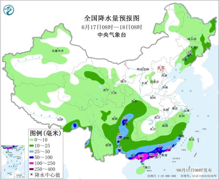 广东广西重庆等地有强降雨 东北华北等地多雷阵雨
