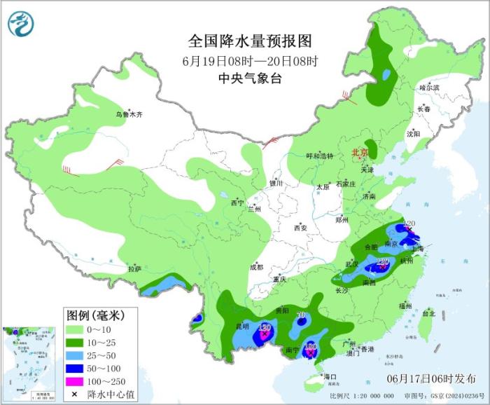广东广西重庆等地有强降雨 东北华北等地多雷阵雨