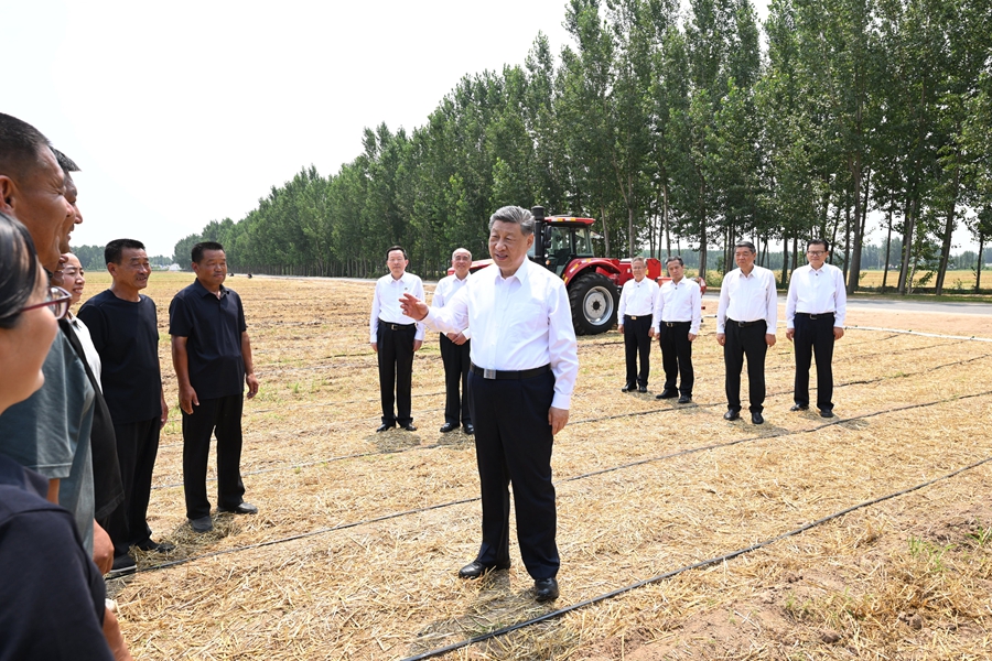 习近平在山东德州考察