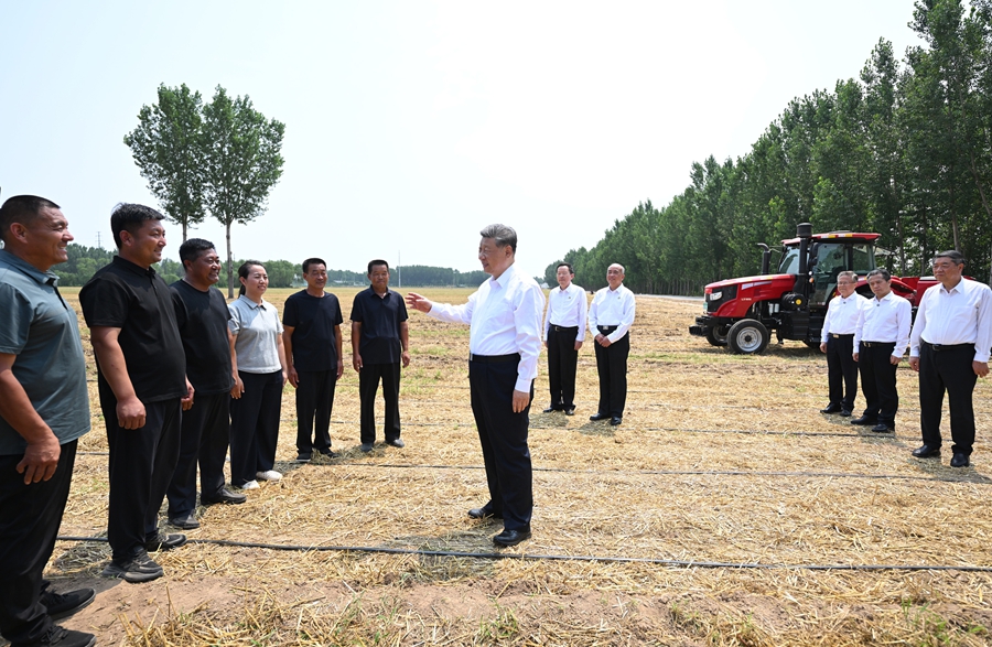 习近平在山东德州考察