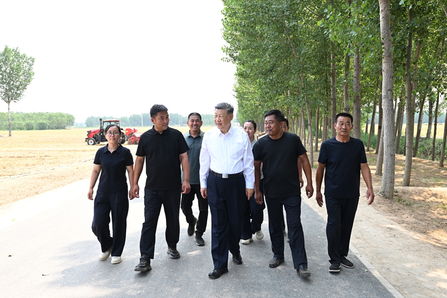 习近平在山东德州考察