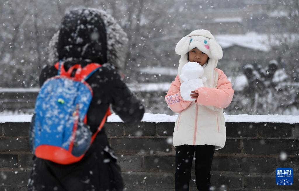 雪落长安添古韵