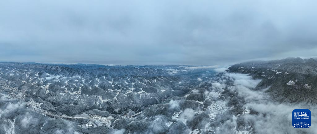 美丽中国丨重庆巫溪：雪漫群山