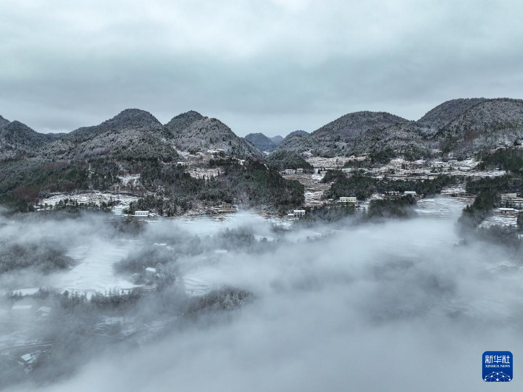 美丽中国丨重庆巫溪：雪漫群山