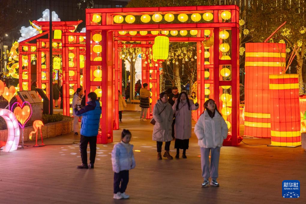 上海：民俗灯会迎新年