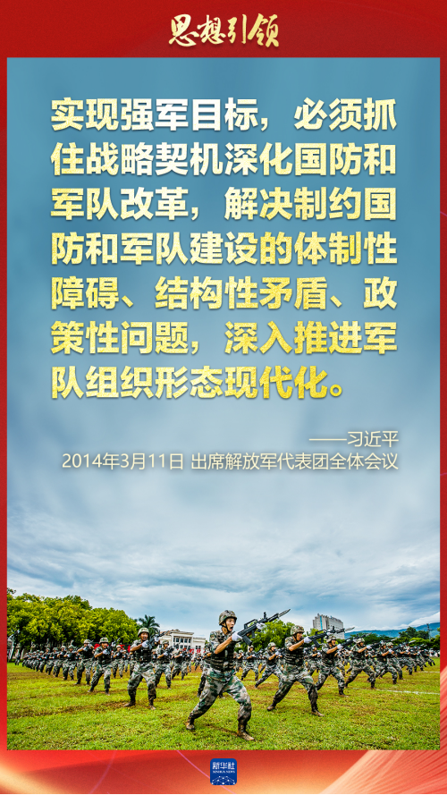 思想引领|两会上,习主席这样谈强军之路