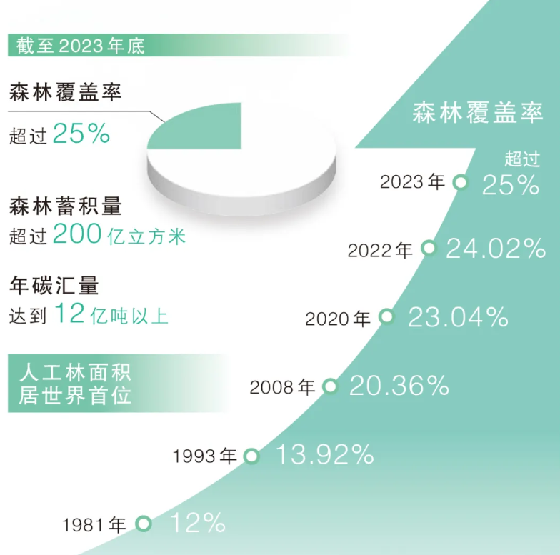 这里是中国！森林覆盖率超25%、全球增绿最多