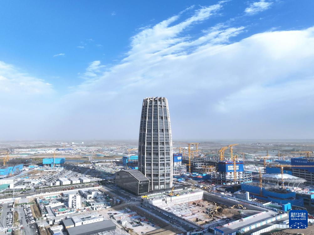 瞰雄安新区新图景