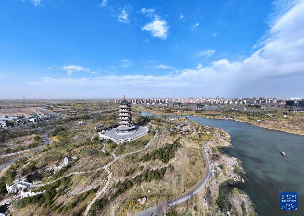 瞰雄安新区新图景
