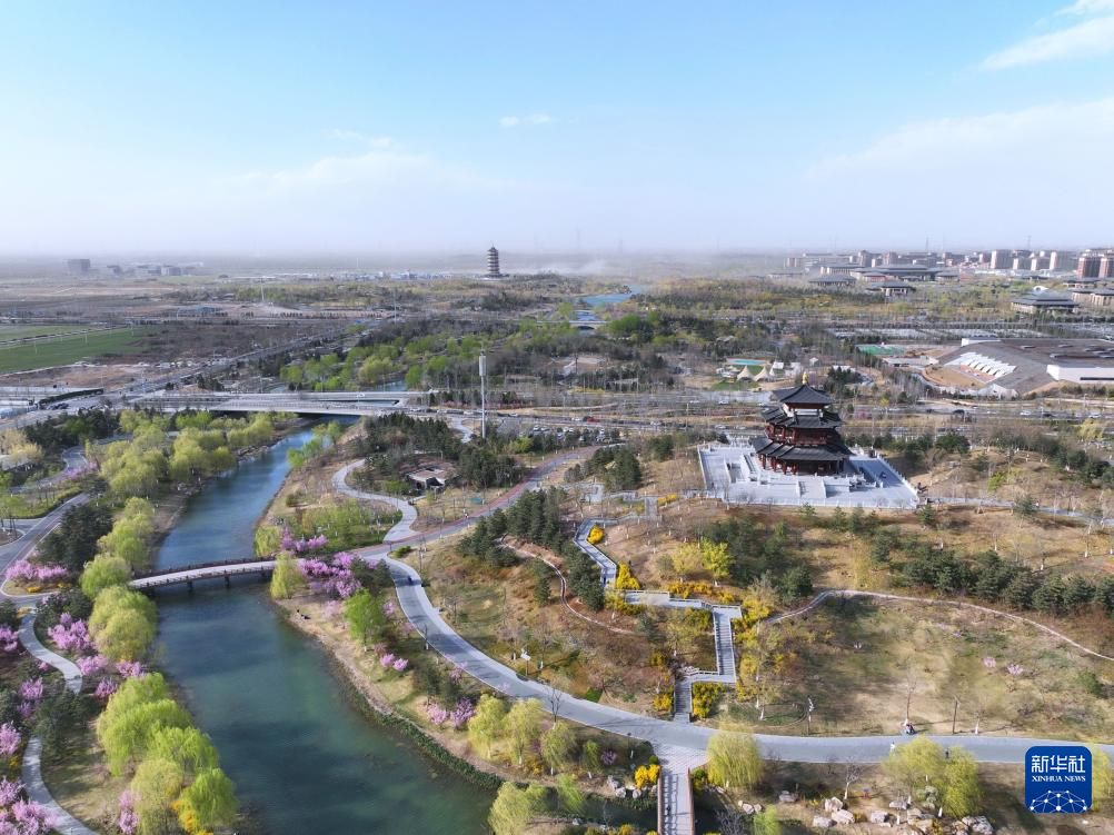 瞰雄安新区新图景