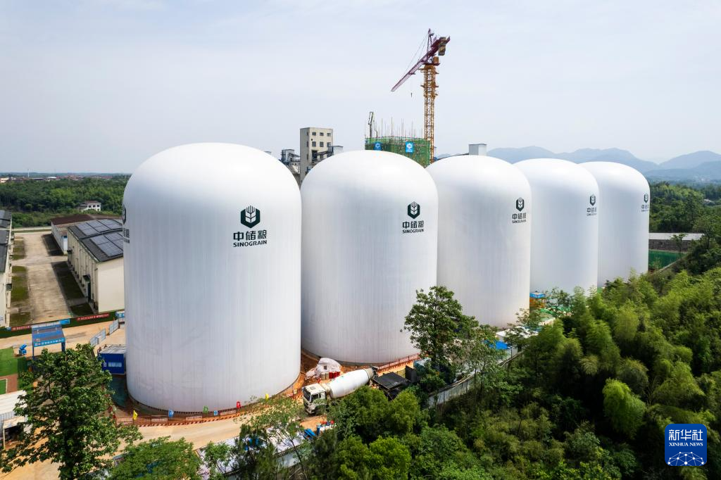 探访我国首批五座9000吨级气膜粮仓