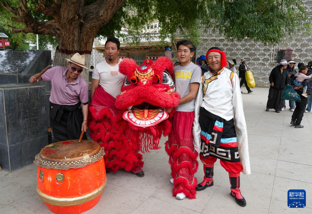 辉煌60载 魅力新西藏丨高原狮舞
