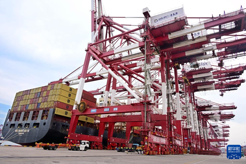 山东港口青岛港:面向上合组织国家货物吞吐量和航线实现“双增长”