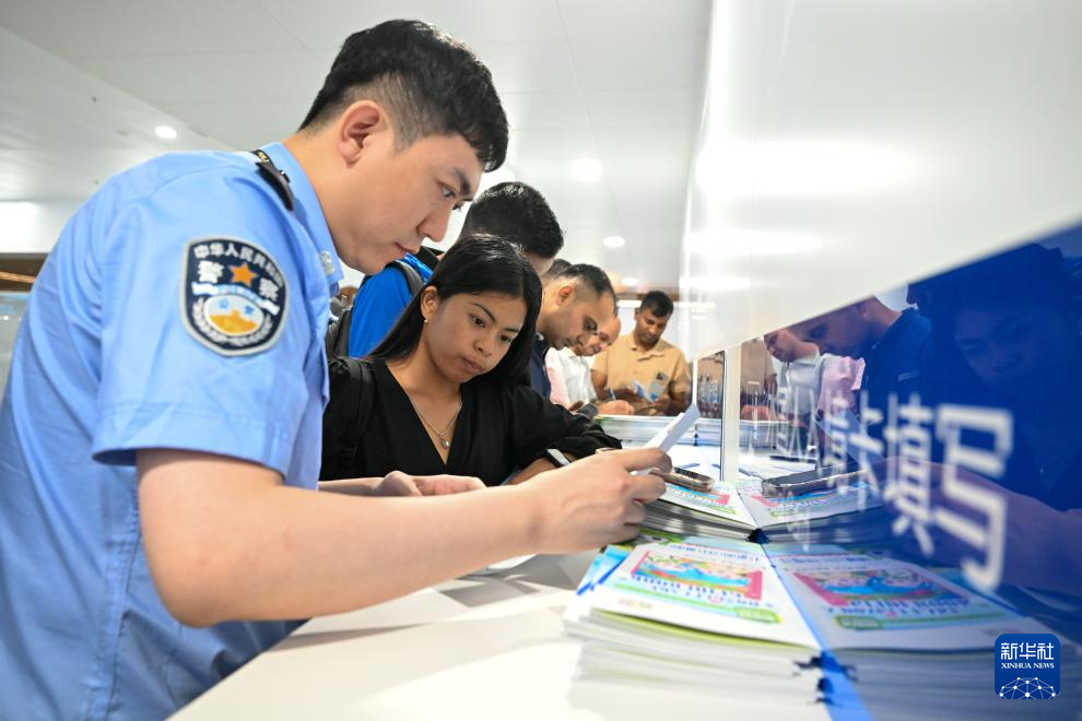 上合组织天津峰会丨天津机场口岸启用新入境查验场地