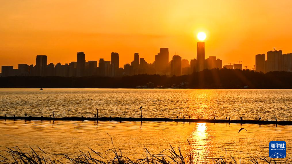 美丽中国丨秋水明落日 流光溢江城