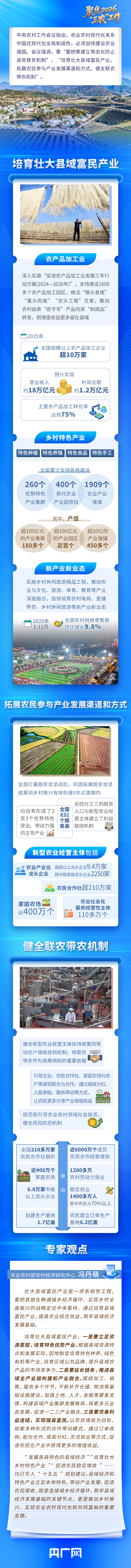 理响中国·聚焦2026“三农”工作丨从三个关键点看“培育壮大县域富民产业”