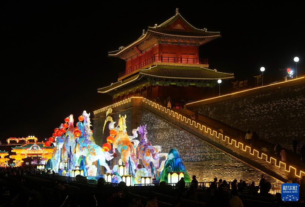 河北正定:赏花灯迎新春