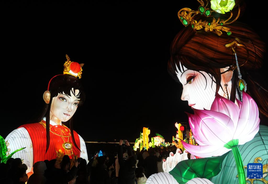 河北正定:赏花灯迎新春