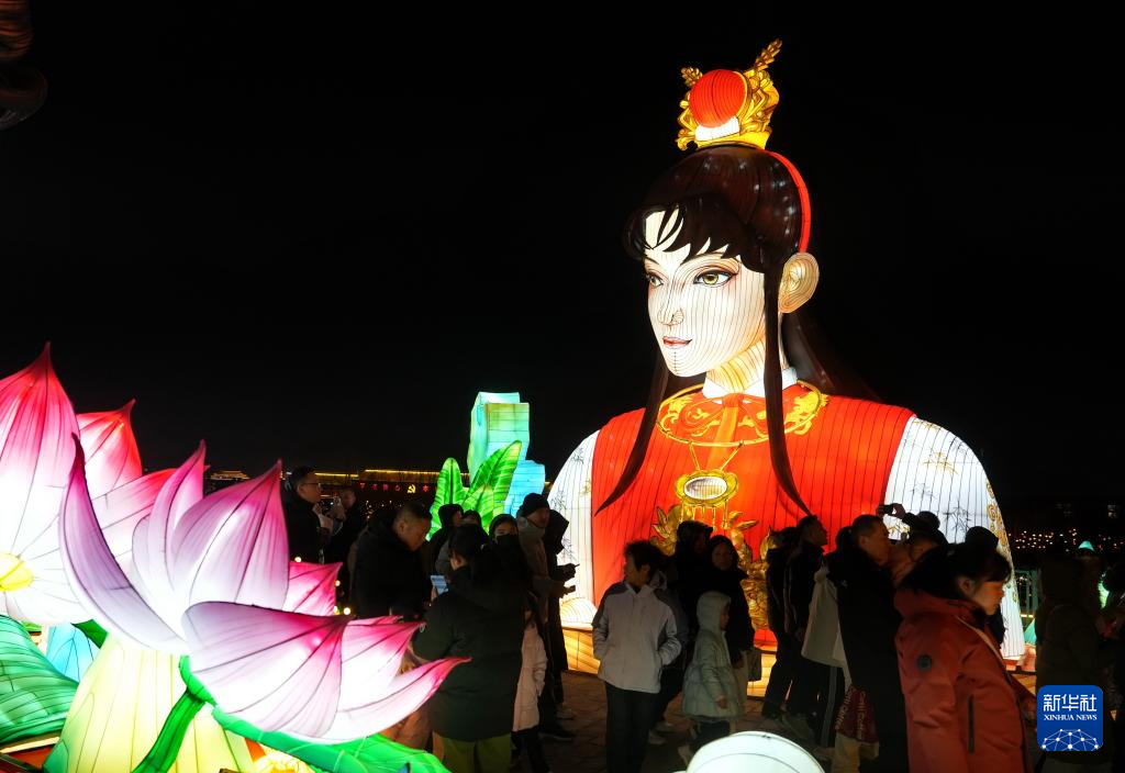 河北正定:赏花灯迎新春