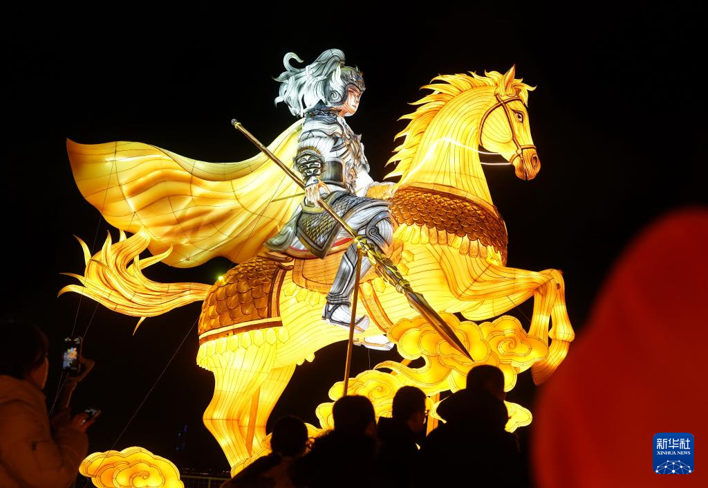 河北正定:赏花灯迎新春