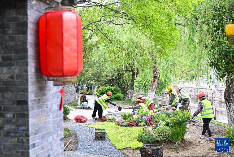 江苏如皋:以花为艺 匠造美景