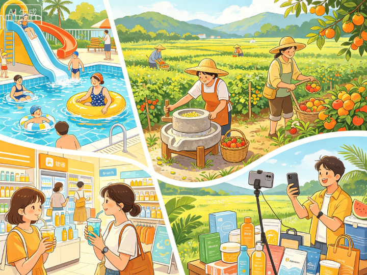 【好评中国】AI漫评:深挖地域特色,让更多“夏日限定”走红走远